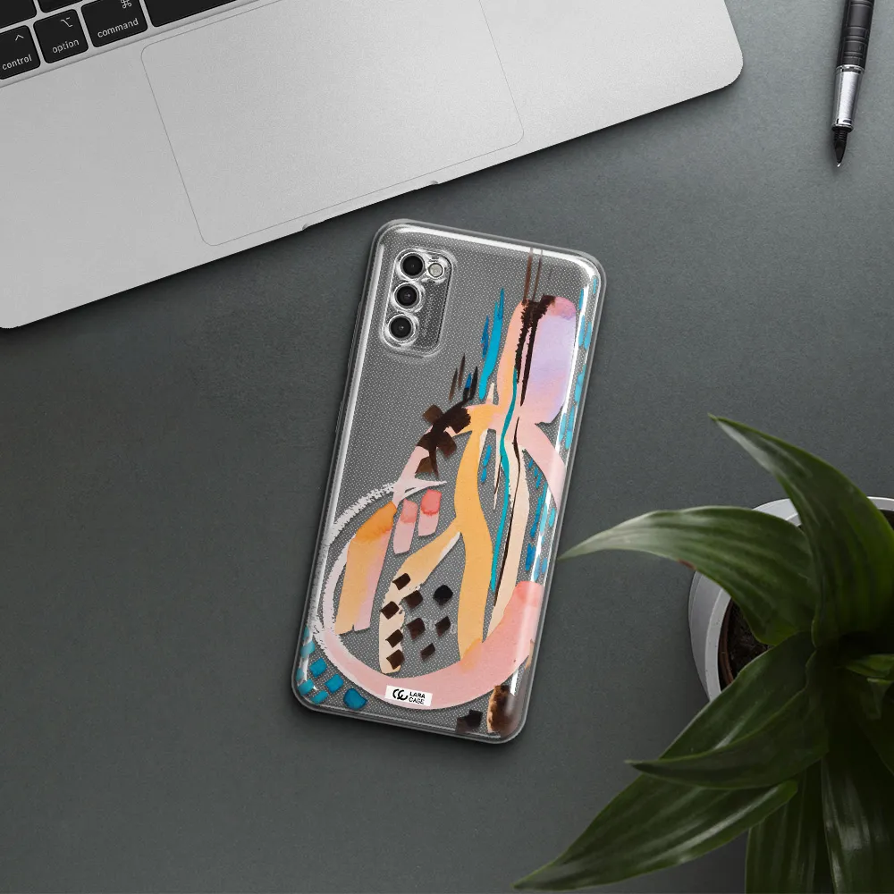 Watercolor Brush Paint Samsung A41 Clear Tpu Case