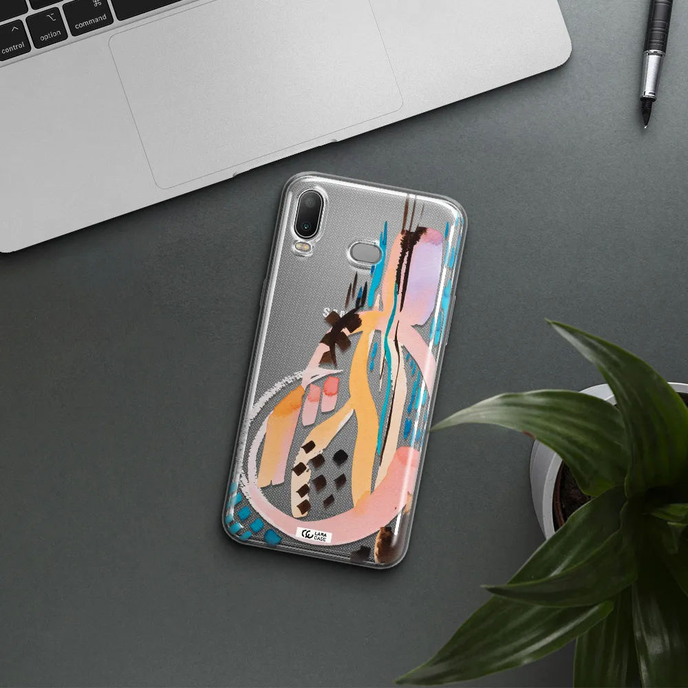 Watercolor Brush Paint Samsung A6S Clear TPU Case