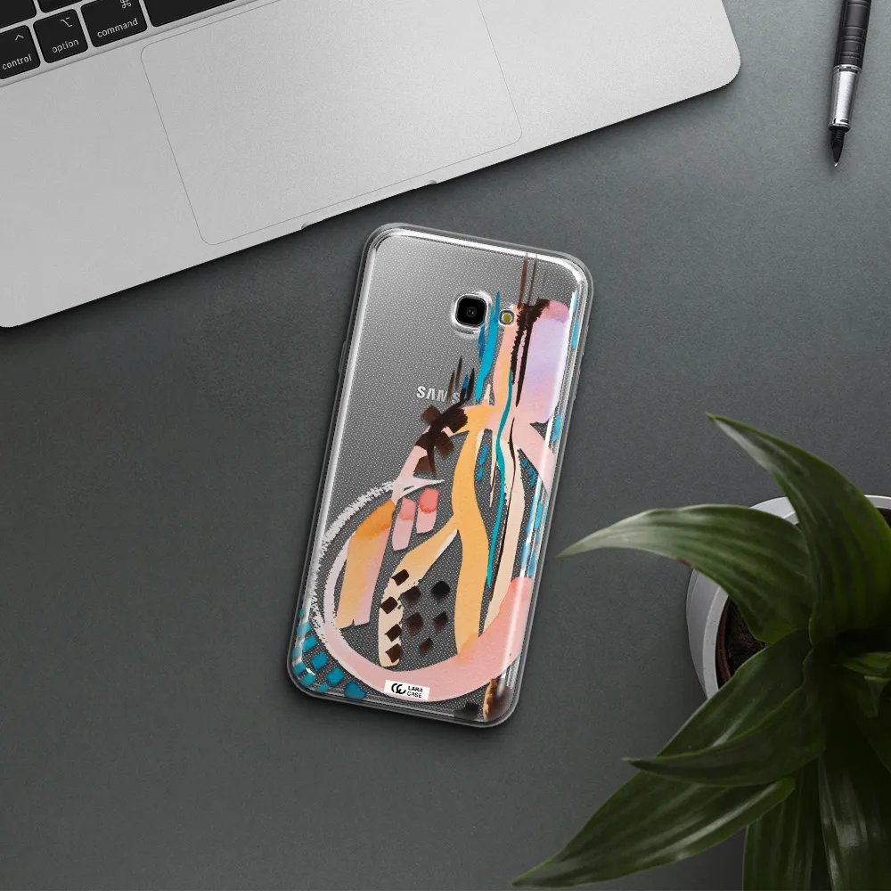 Watercolor Brush Paint Samsung J4 Plus Clear TPU Case