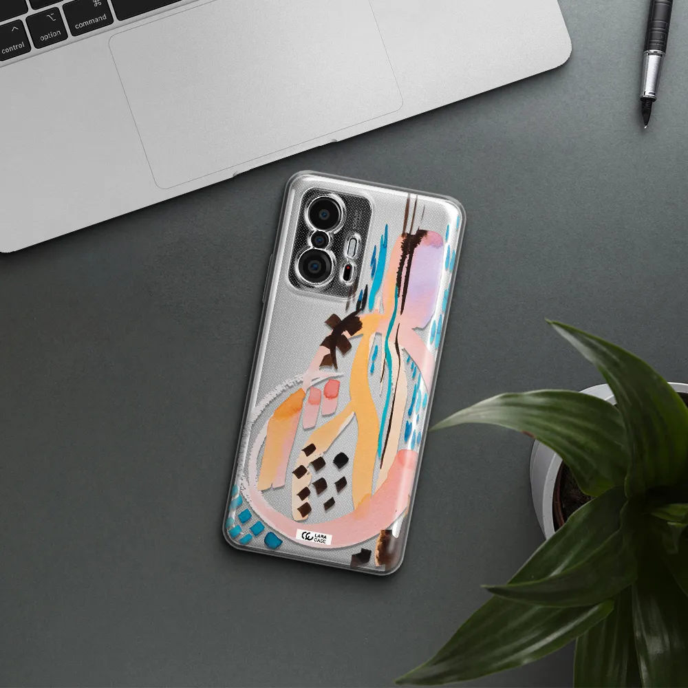 Watercolor Brush Paint Xiaomi 11T Clear Tpu Case