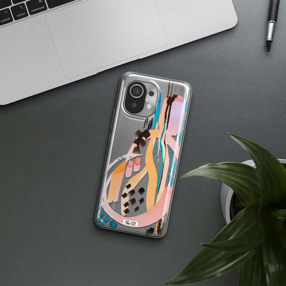 Watercolor Brush Paint Xiaomi Mi 11 Clear TPU Case