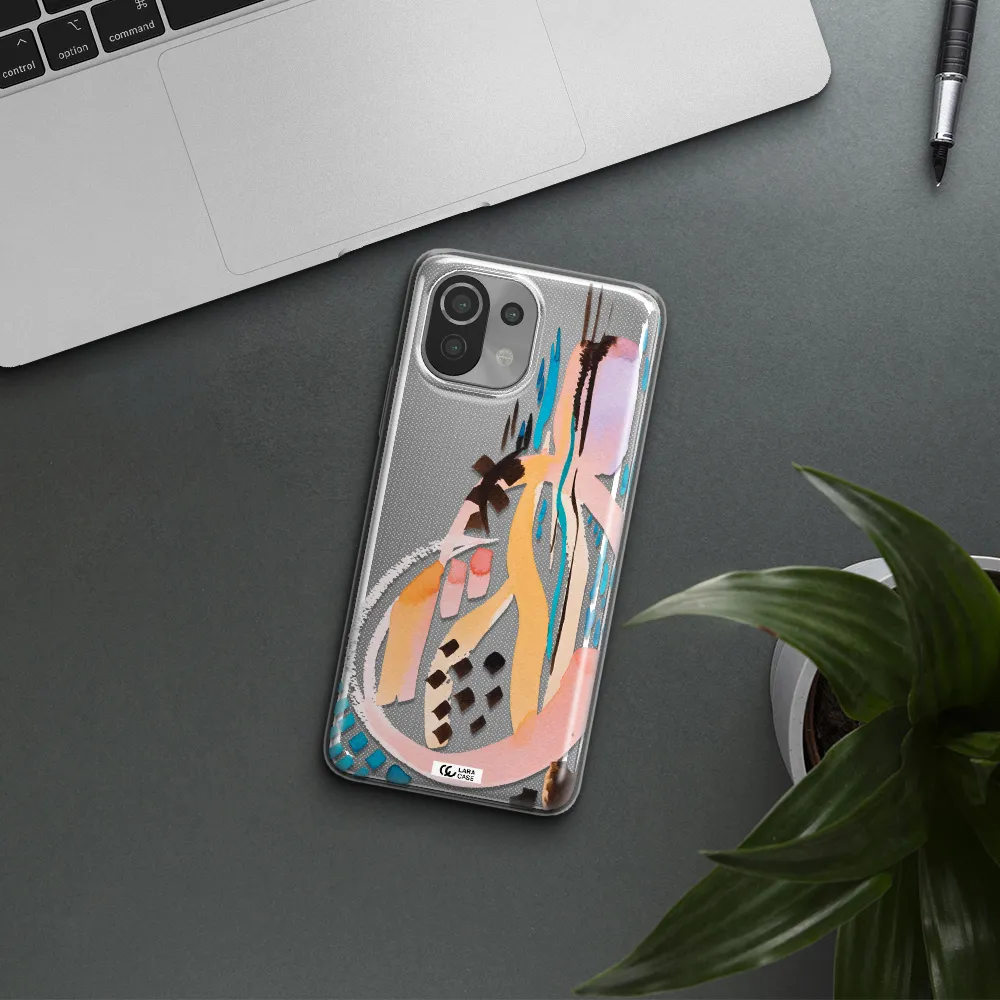 Watercolor Brush Paint Xiaomi Mi 11 Lite Clear TPU Case