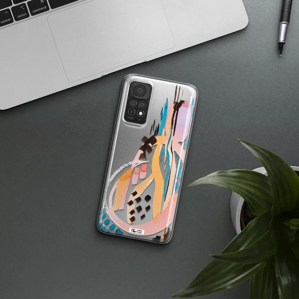 Watercolor Brush Paint Xiaomi Note 11 Pro Clear TPU Case