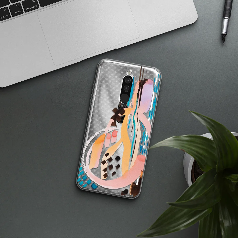 Watercolor Brush Paint Xiaomi Redmi 8 Clear Tpu Case