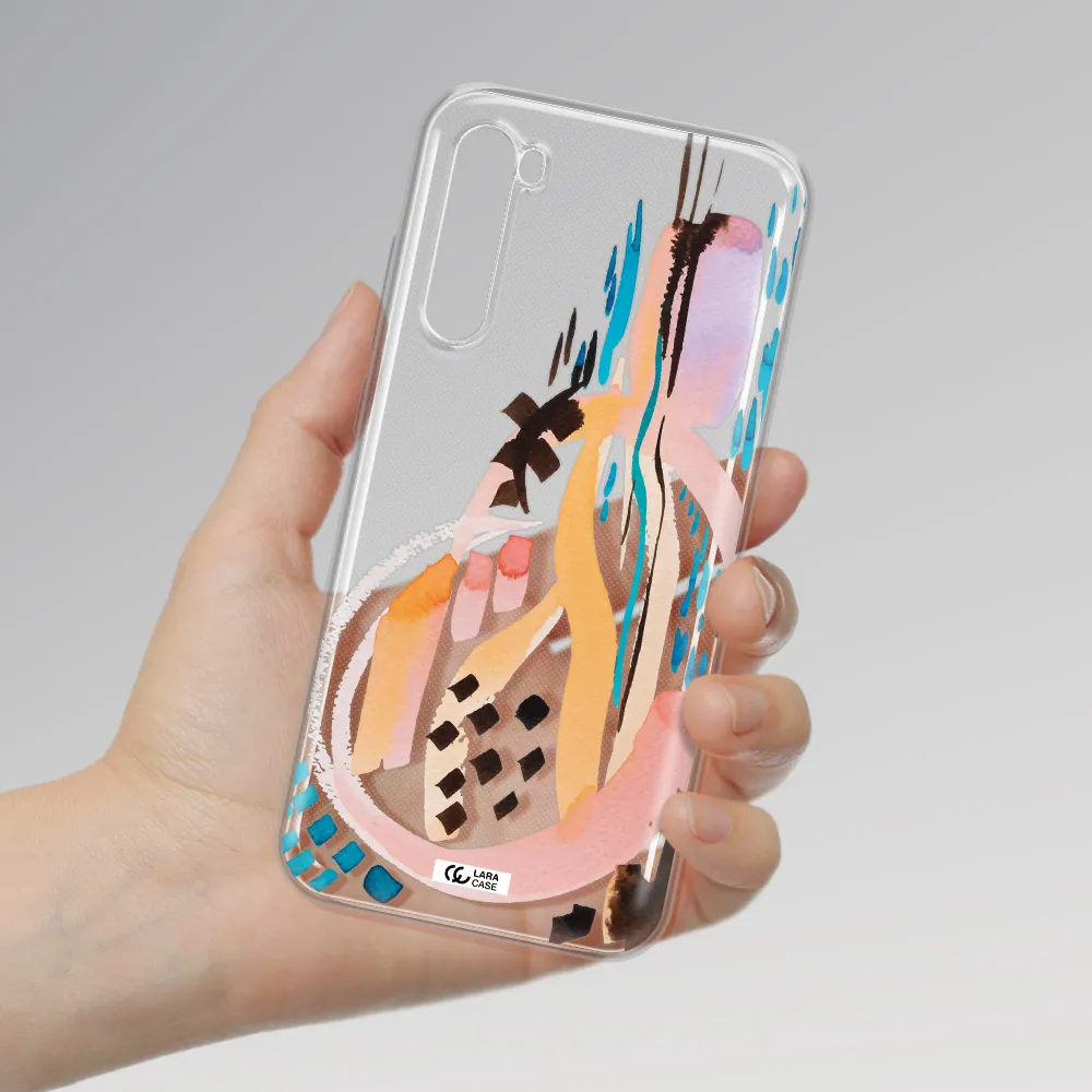 Watercolor Brush Paint Xiaomi Redmi Note 8T Clear Tpu Case