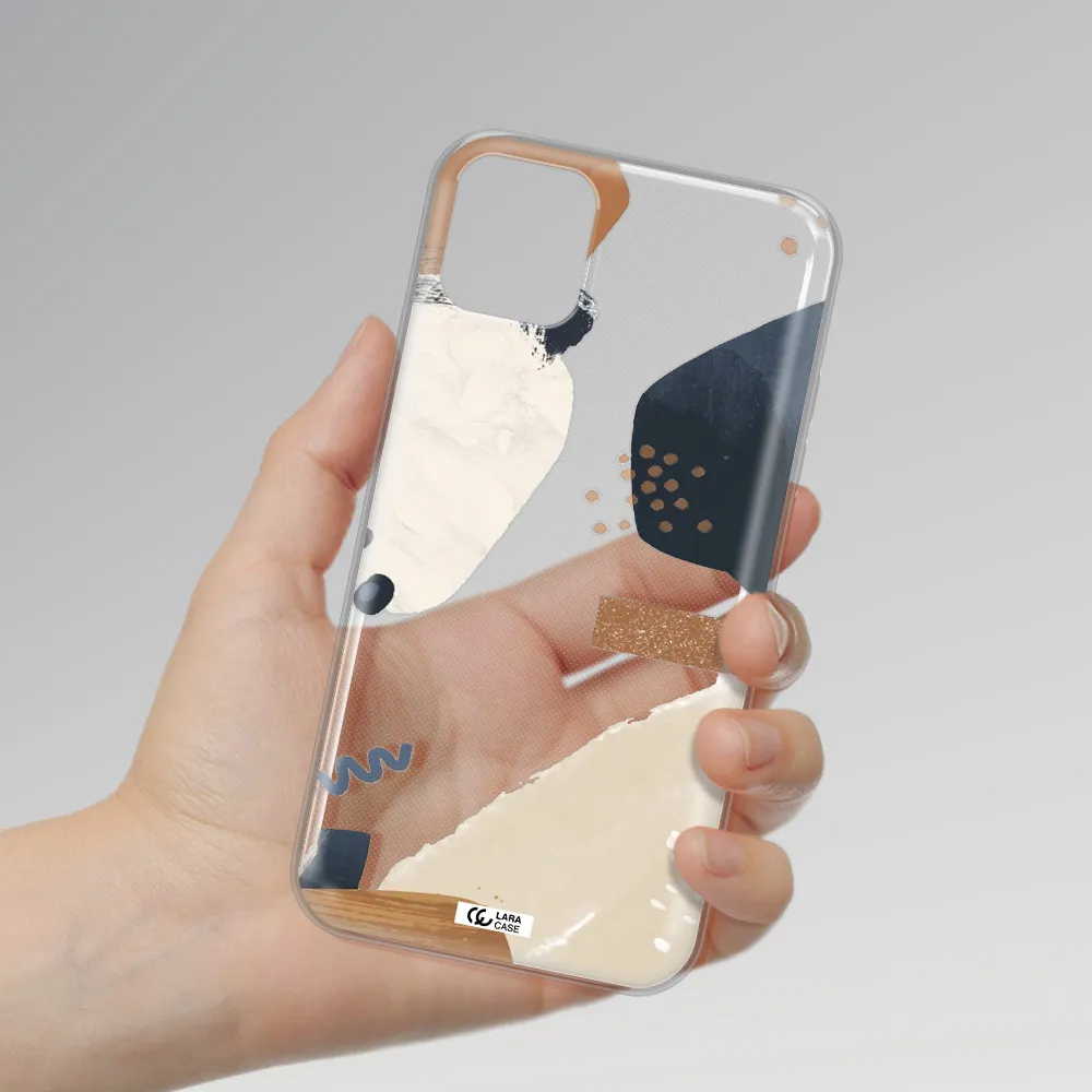 Abstract Design Apple iPhone 11 Clear TPU Case