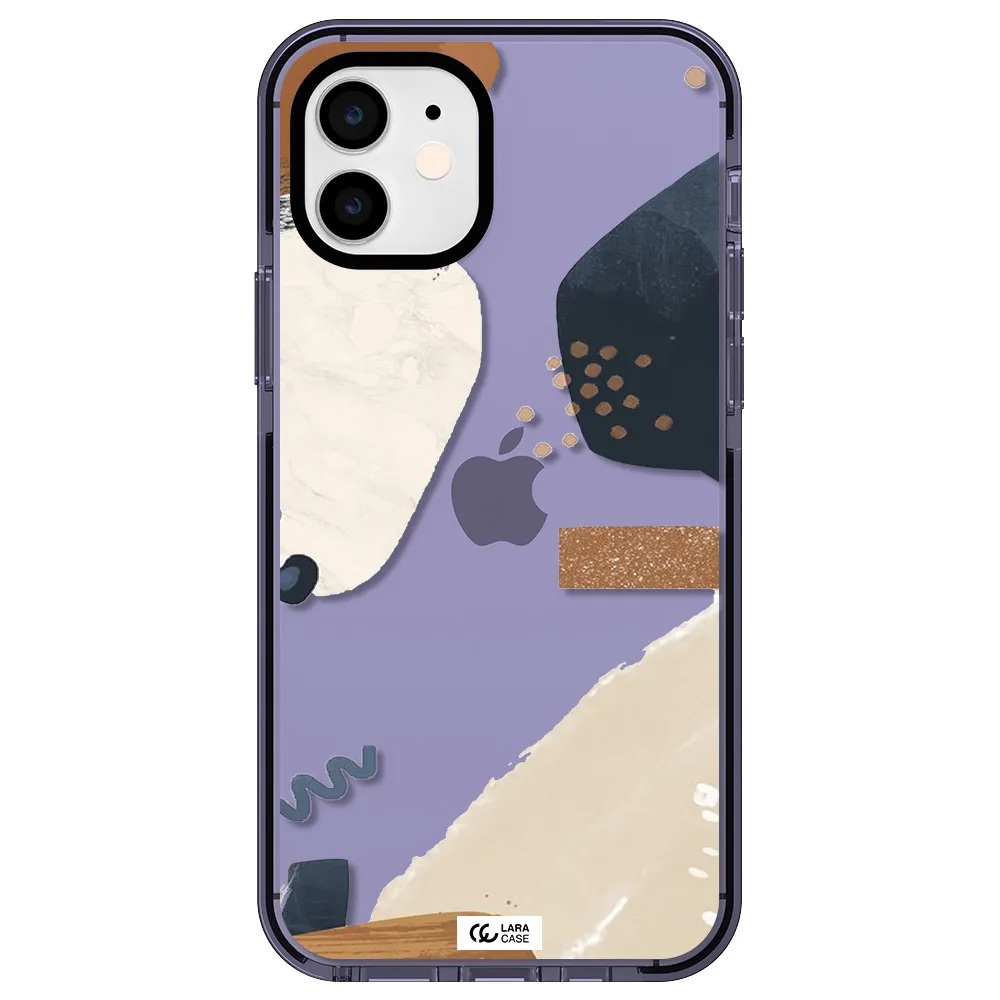 Abstract Design Apple iPhone 11 impact Lilac Case