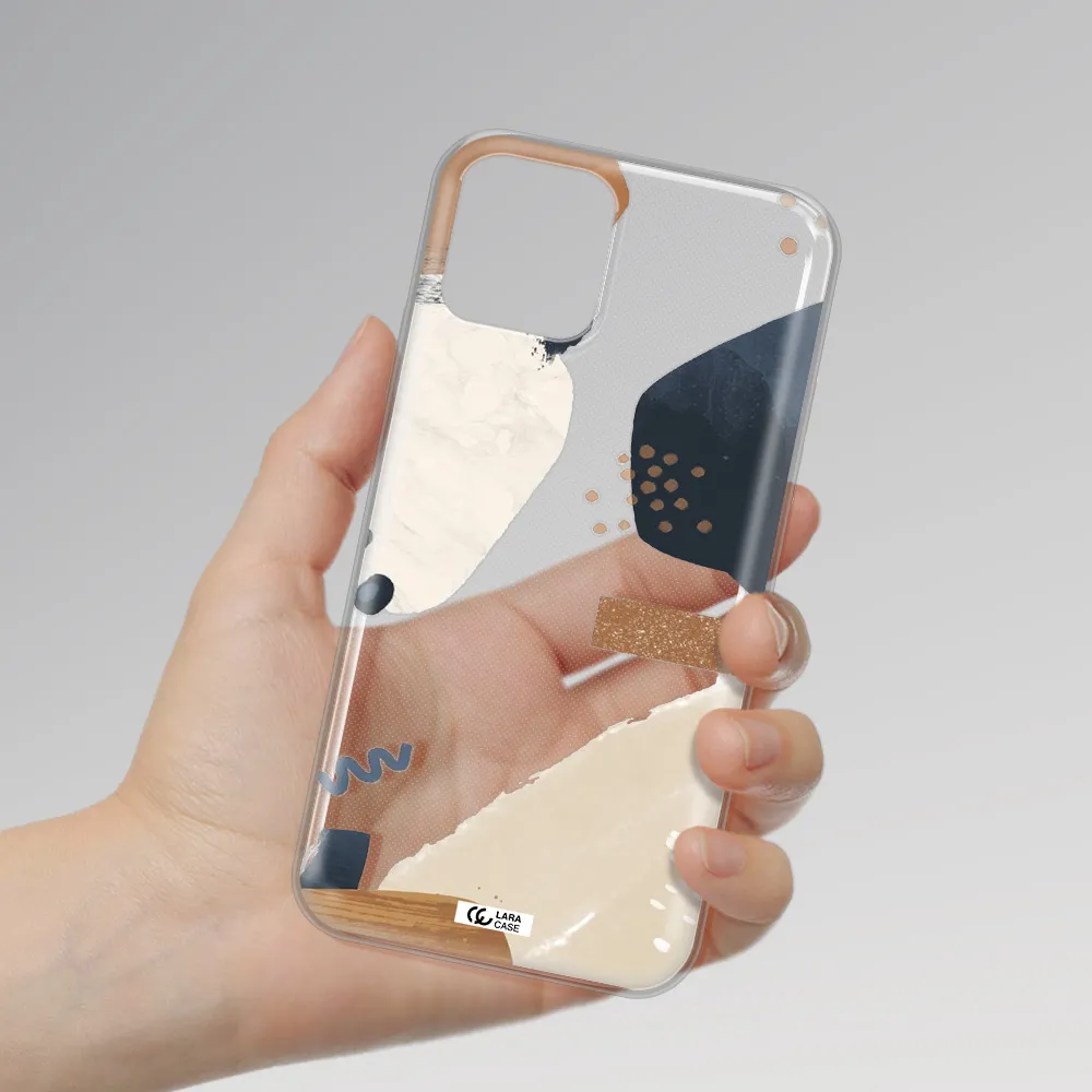 Abstract Design Apple iPhone 11 pro max Clear TPU Case