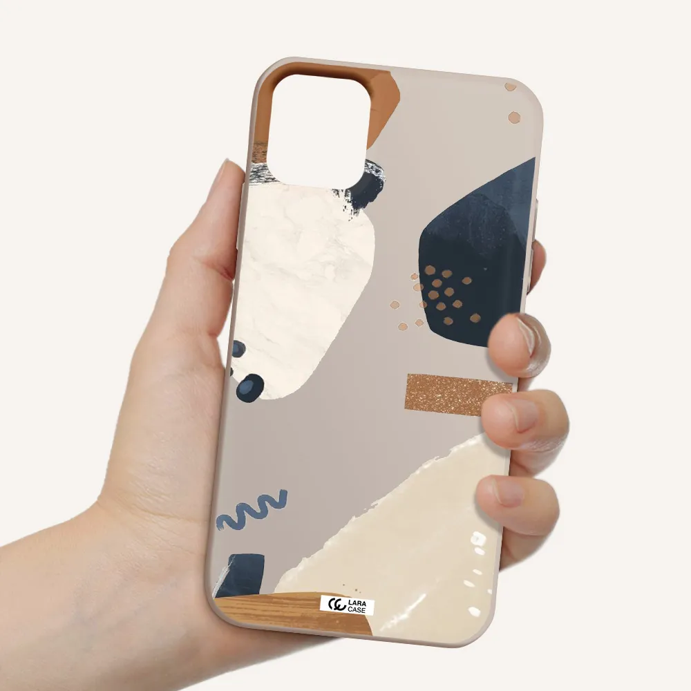 Abstract Design Apple iPhone 11 Silicone Stone Case