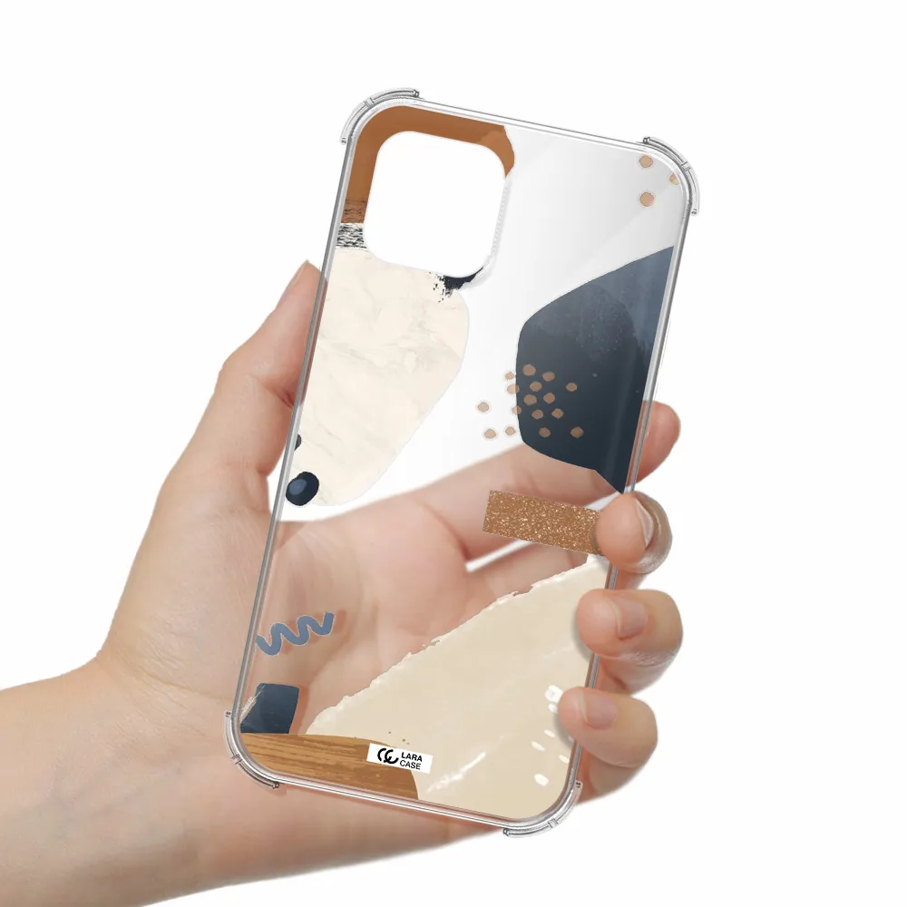 Abstract Design Apple iPhone 12 mini Clear PC Case