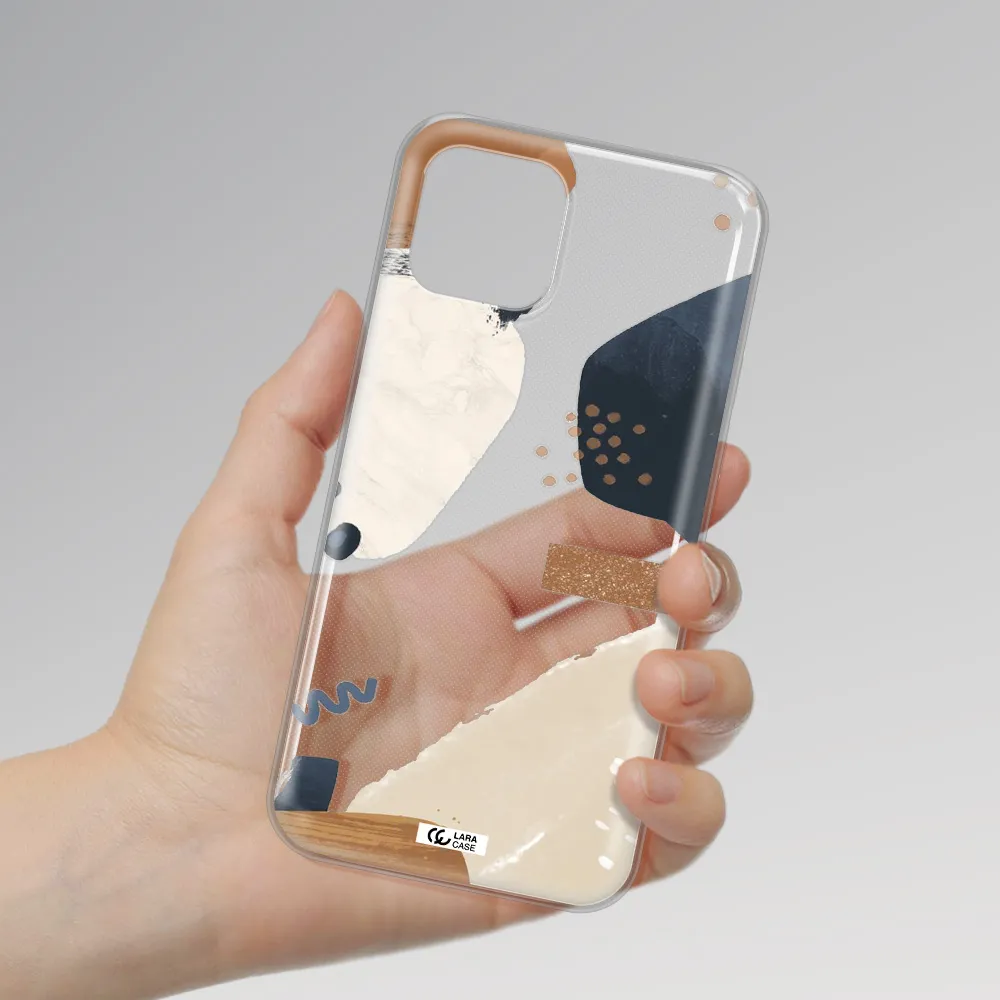 Abstract Design Apple iPhone 12 mini Clear TPU Case