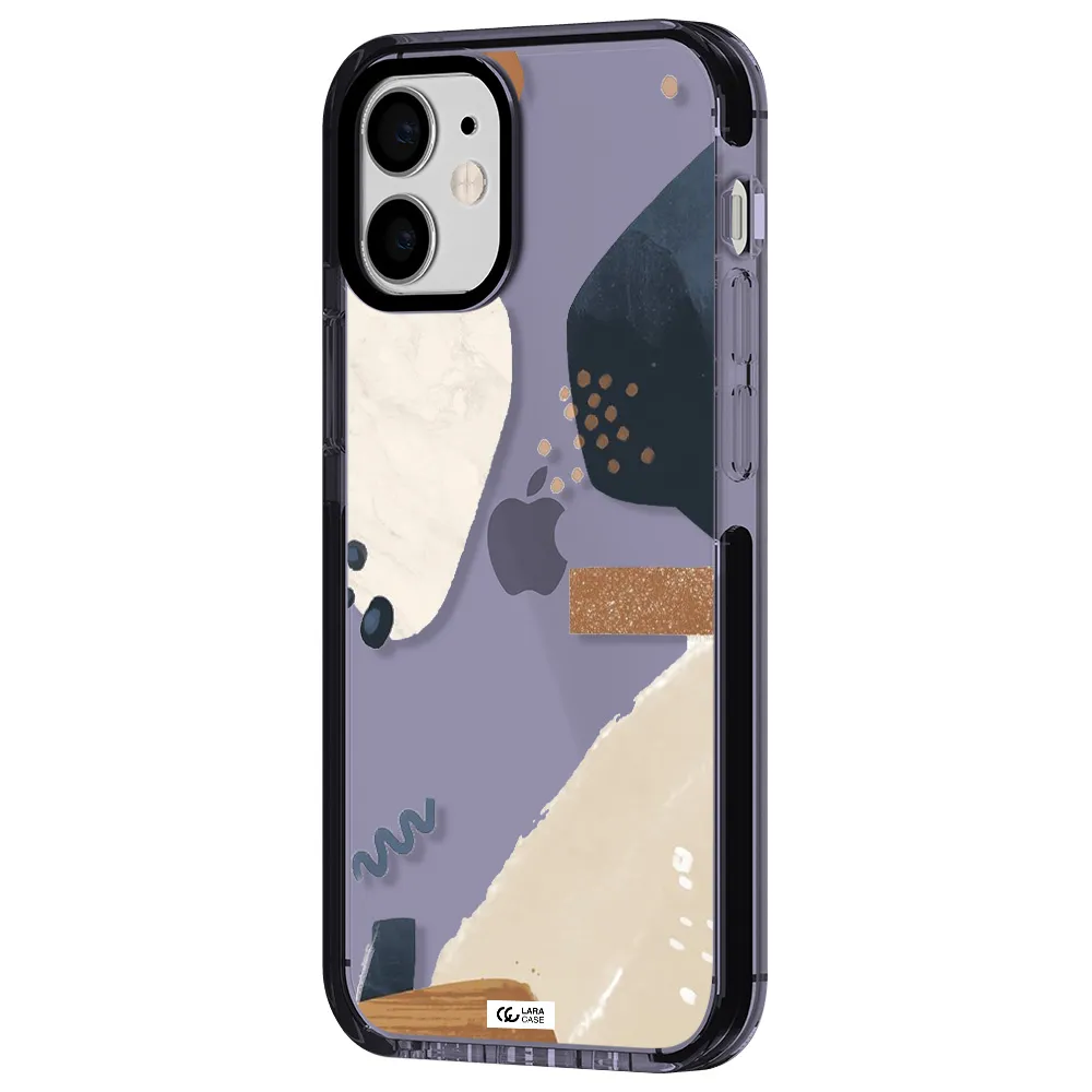 Abstract Design Apple iPhone 12 mini impact Lilac Case