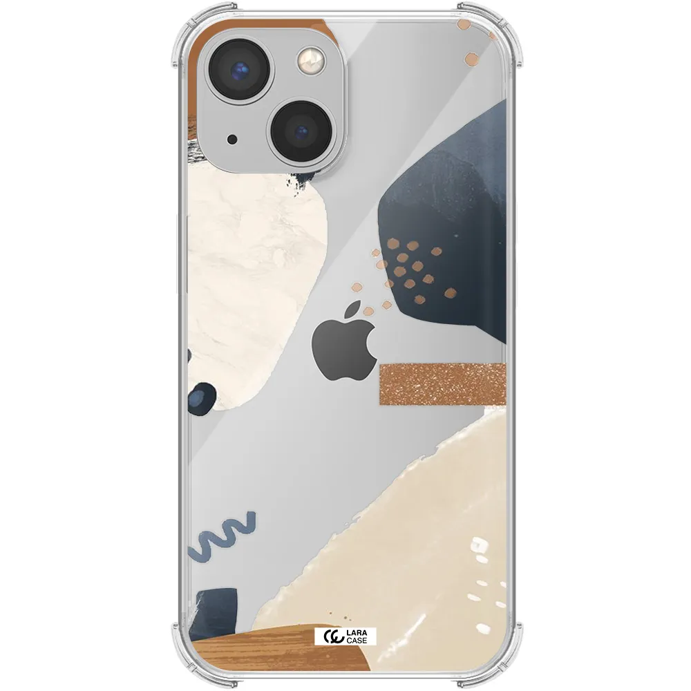 Abstract Design Apple iPhone 13 mini Clear PC Case