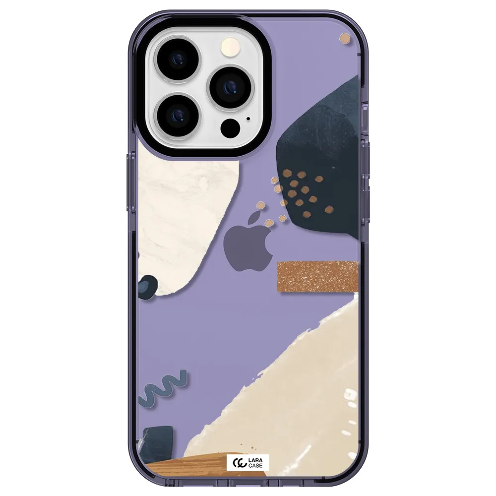 Abstract Design Apple iPhone 13 Pro impact Lilac Case