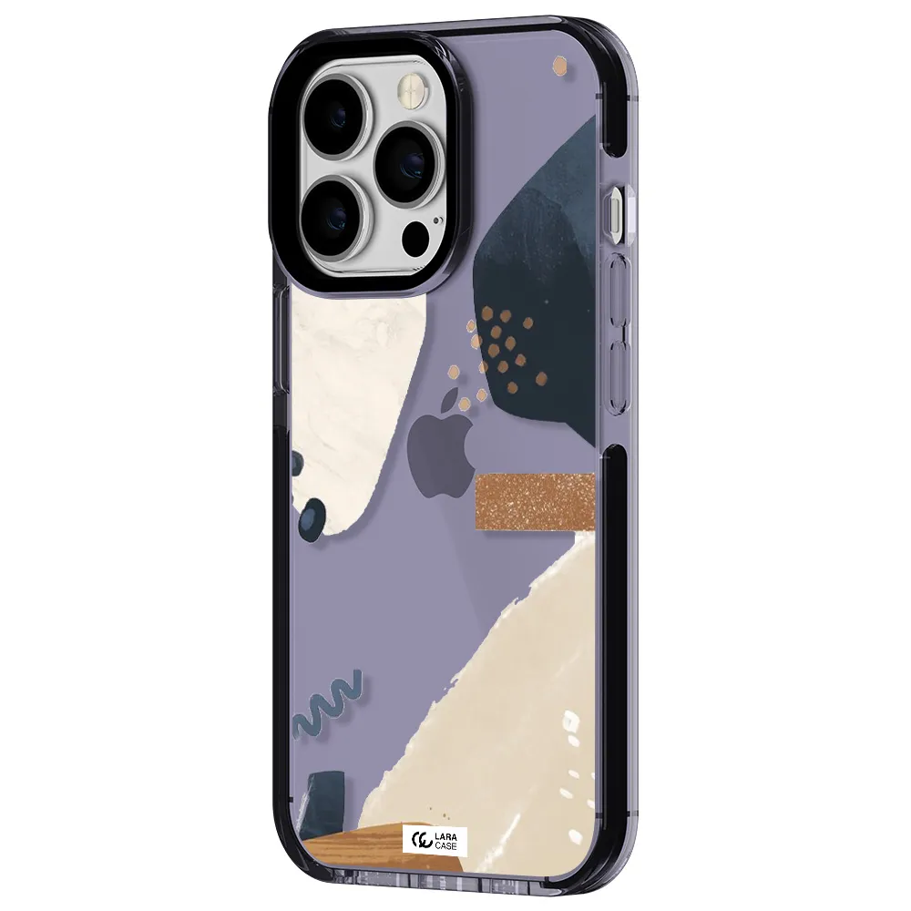 Abstract Design Apple iPhone 13 Pro impact Lilac Case
