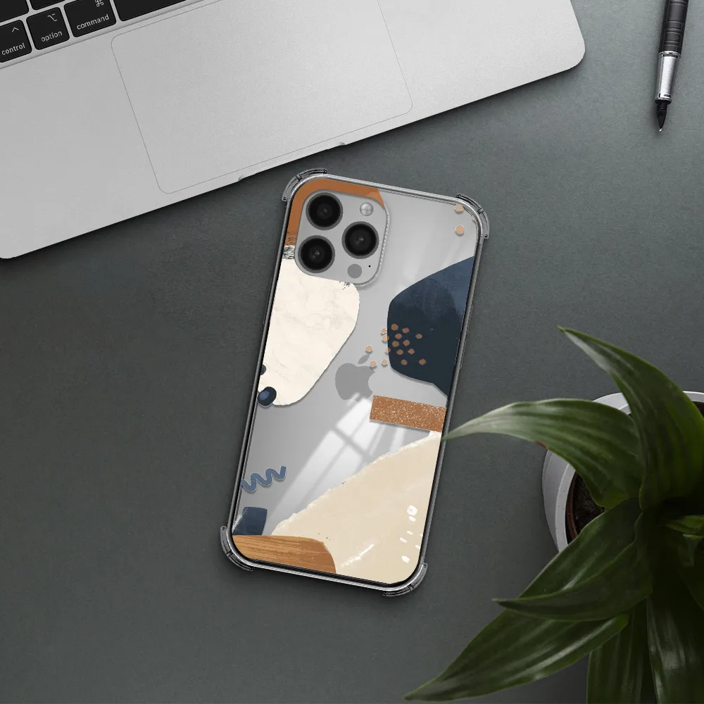 Abstract Design Apple iPhone 13 Pro Max Clear PC Case