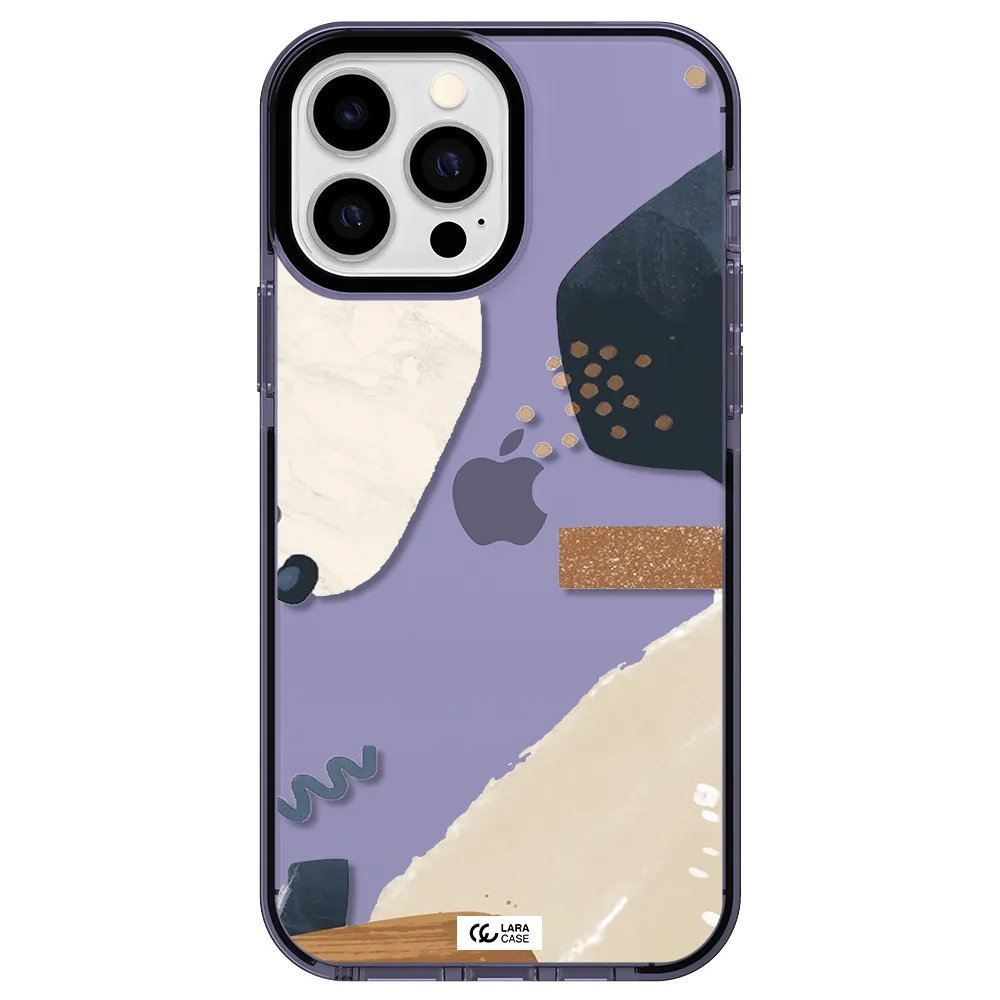 Abstract Design Apple iPhone 13 Pro Max impact Lilac Case