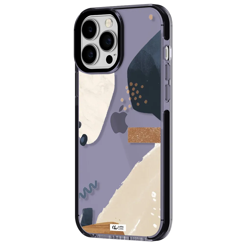 Abstract Design Apple iPhone 13 Pro Max impact Lilac Case