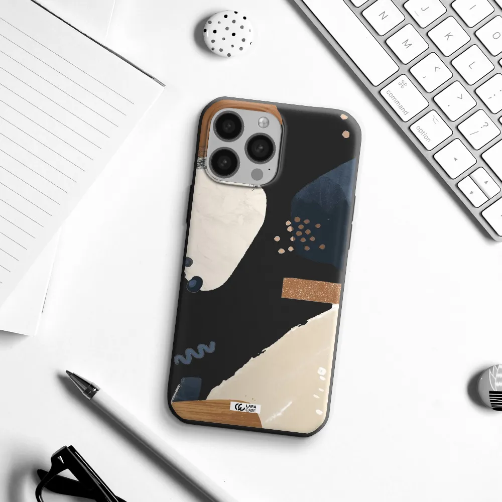 Abstract Design Apple iPhone 13 Pro Silicone black Case