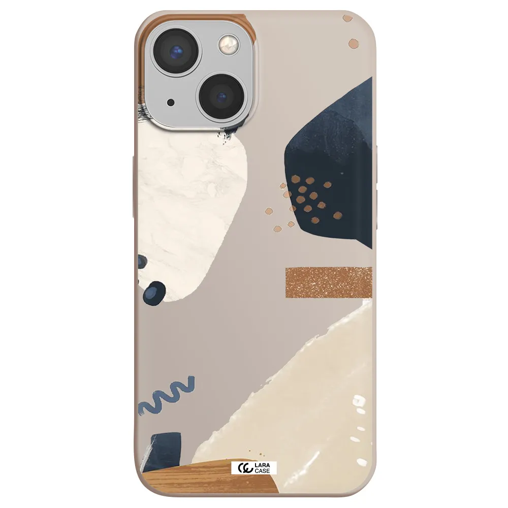 Abstract Design Apple iPhone 13 Silicone Stone Case