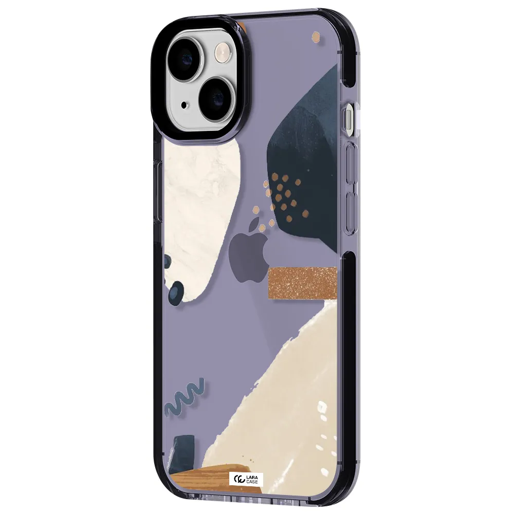 Abstract Design Apple iPhone 14 impact Lilac Case