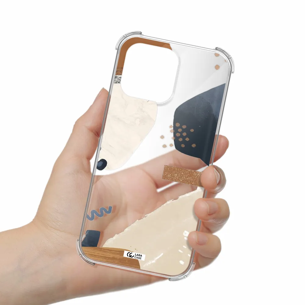 Abstract Design Apple iPhone 14 pro Clear PC Case