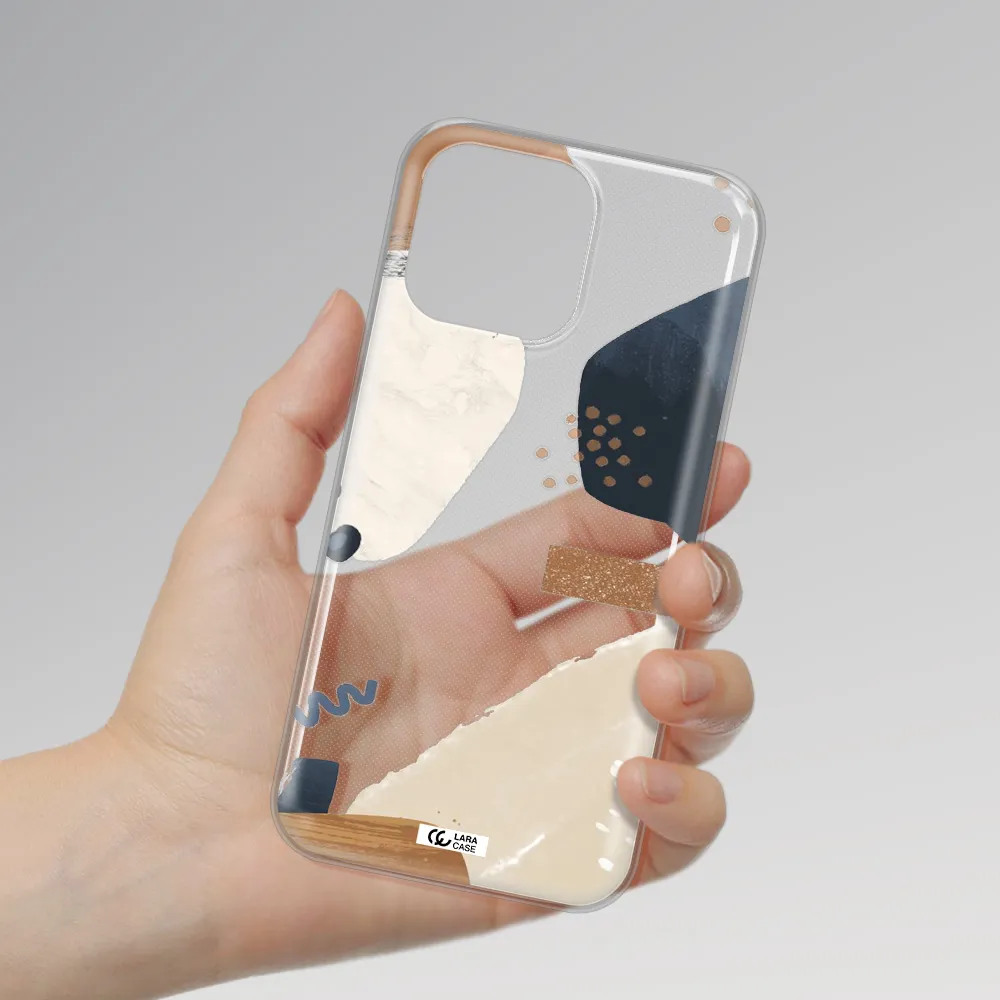 Abstract Design Apple iPhone 14 pro Clear TPU Case