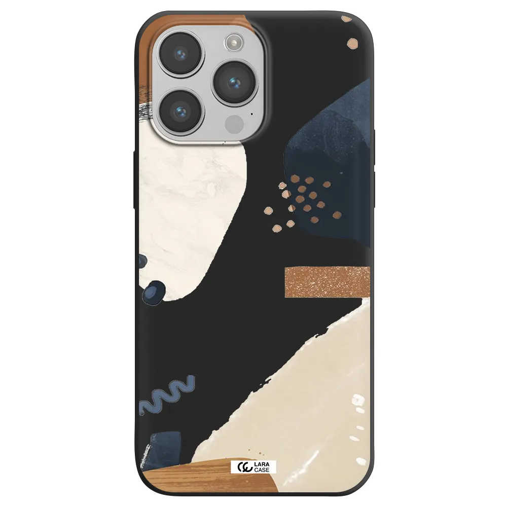 Abstract Design Apple iPhone 14 pro Silicone black Case