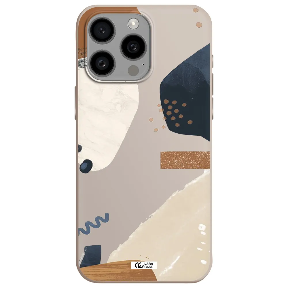 Abstract Design Apple Iphone 15 Pro max Silicone Stone Case