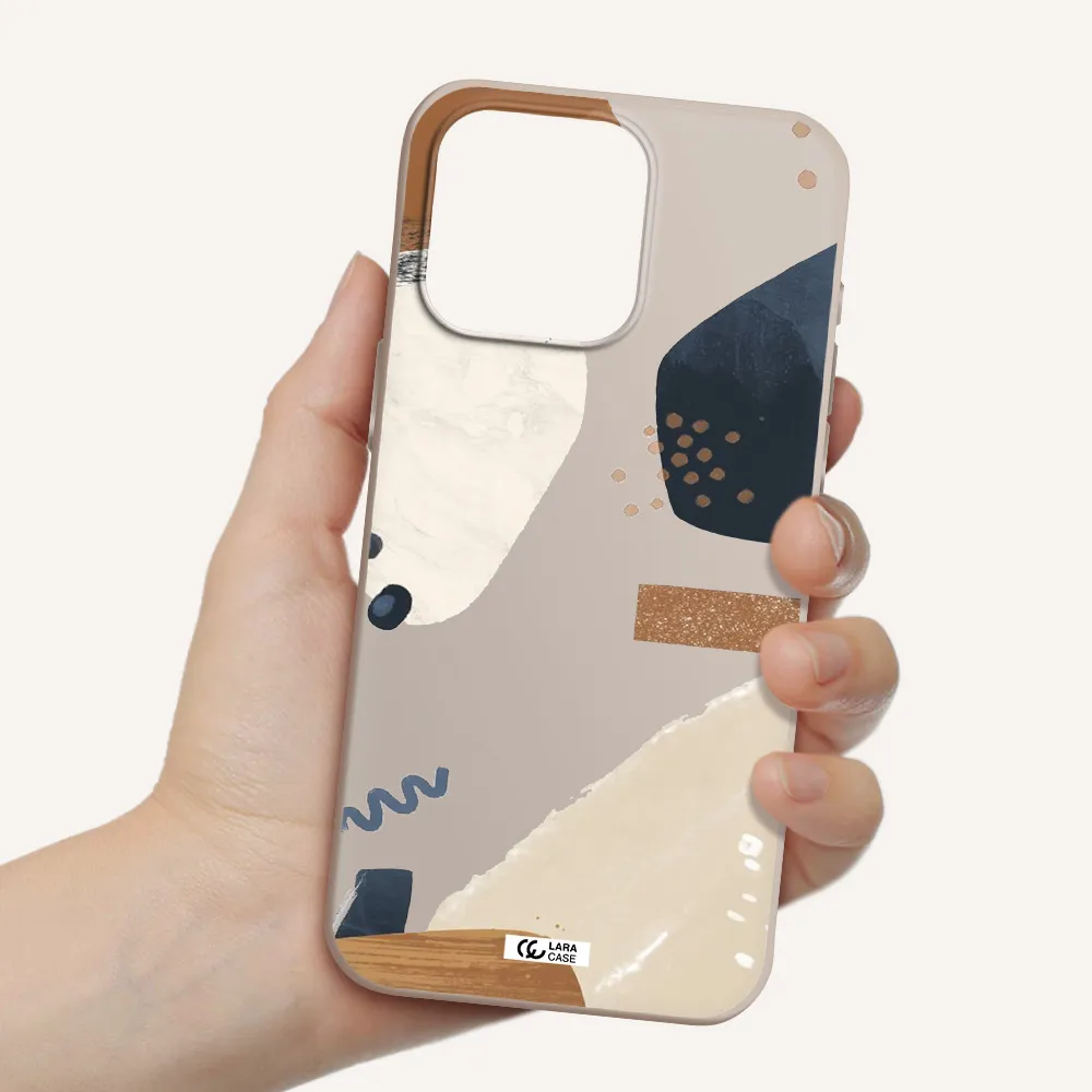 Abstract Design Apple Iphone 15 Pro max Silicone Stone Case