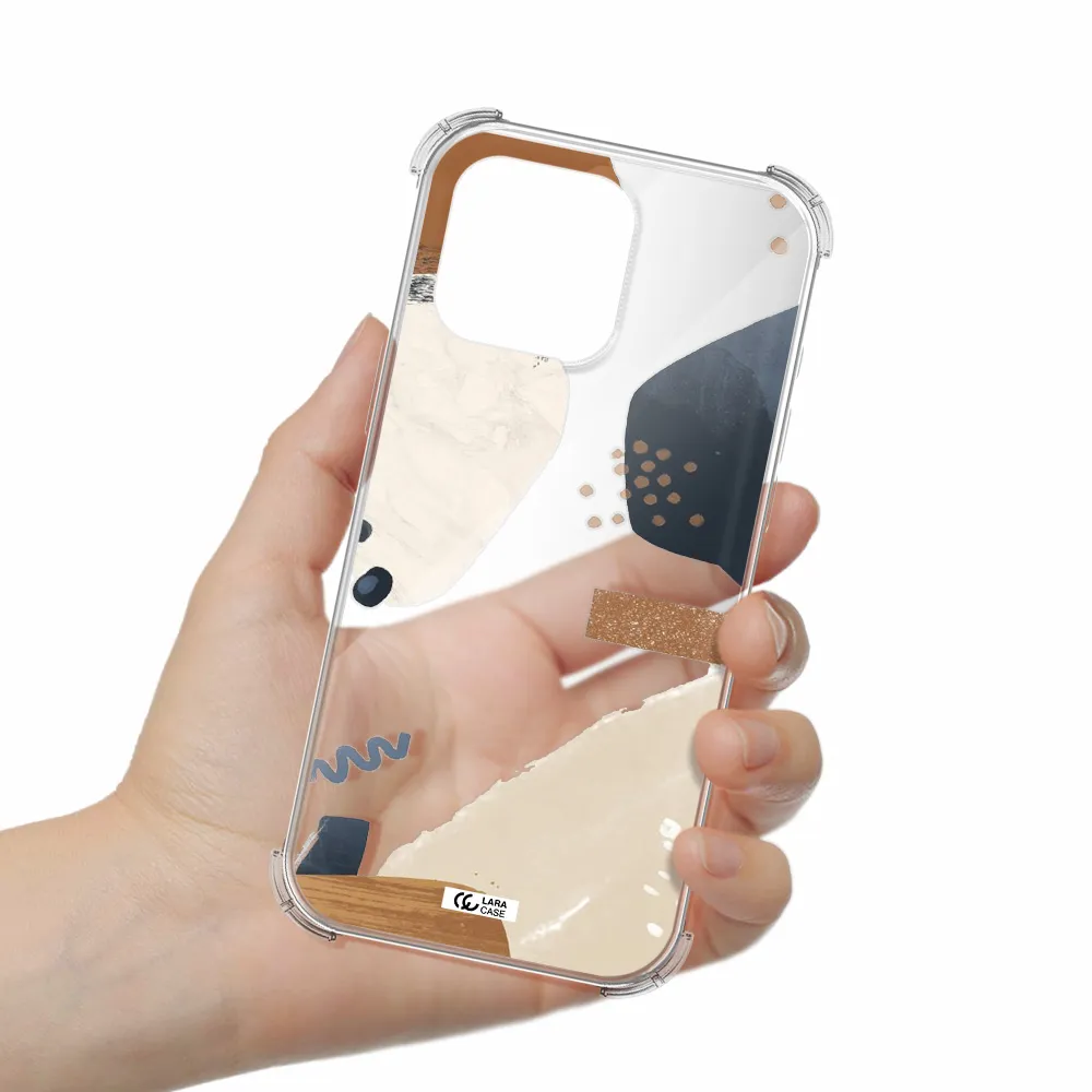 Abstract Design Apple Iphone 16 Pro Max Clear Pc Case