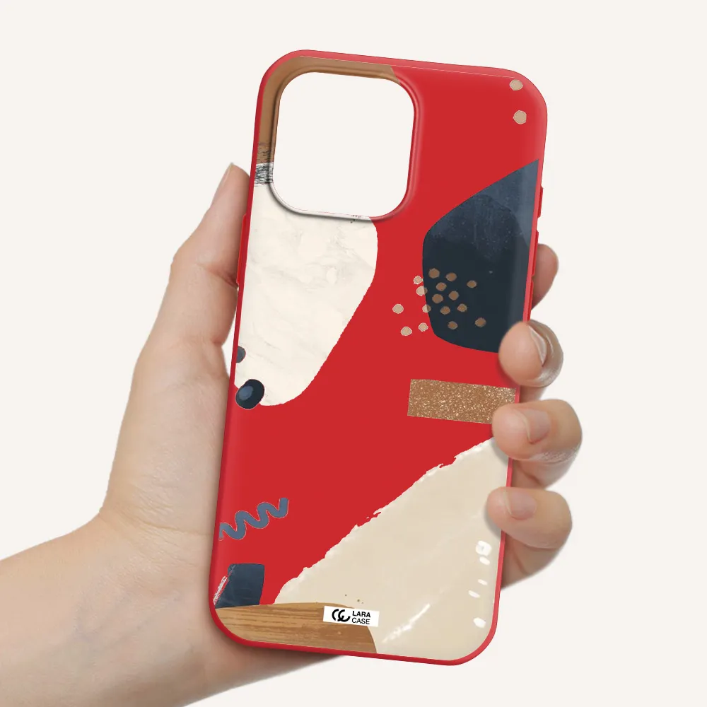 Abstract Design Apple Iphone 16 Pro Max Silicone Stone Case