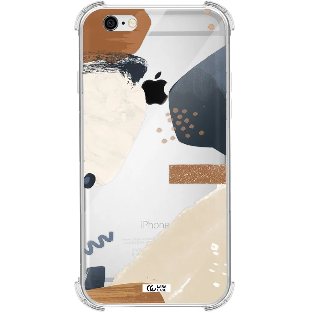 Abstract Design Apple iPhone 6 Clear PC Case
