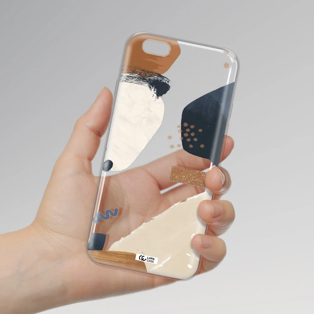 Abstract Design Apple iPhone 6 Clear TPU Case