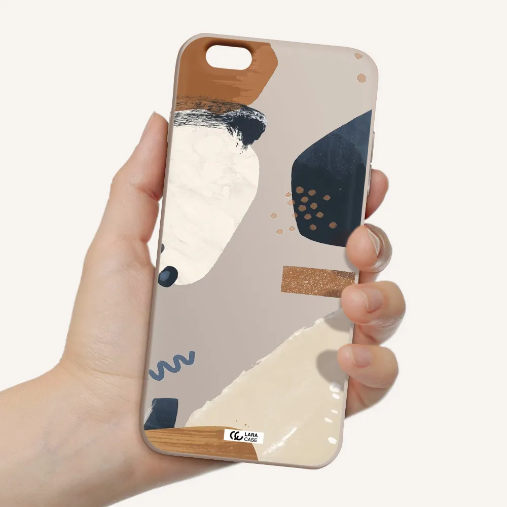 Abstract Design Apple iPhone 6 plus Silicone Stone Case