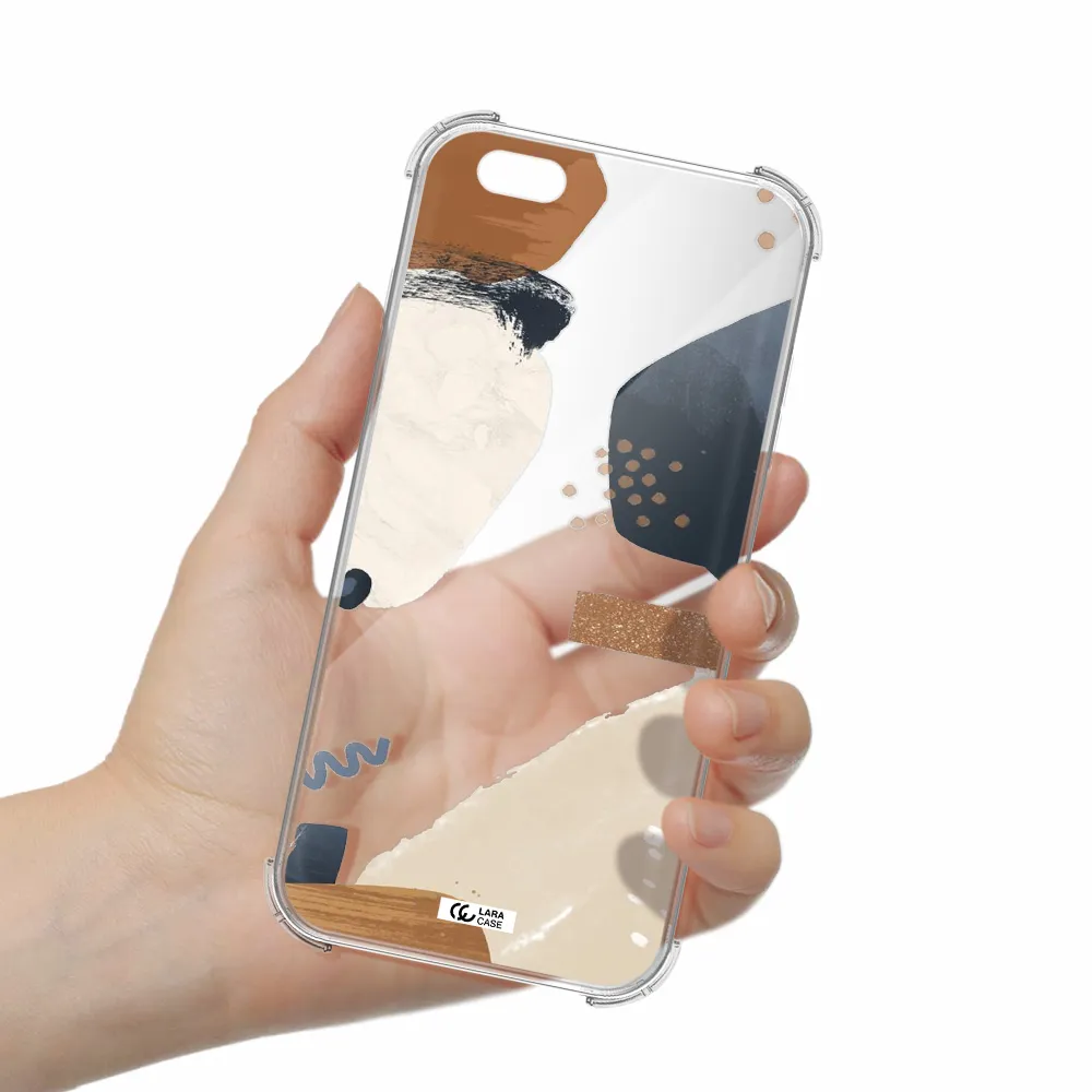 Abstract Design Apple iPhone 6 s plus Clear PC Case