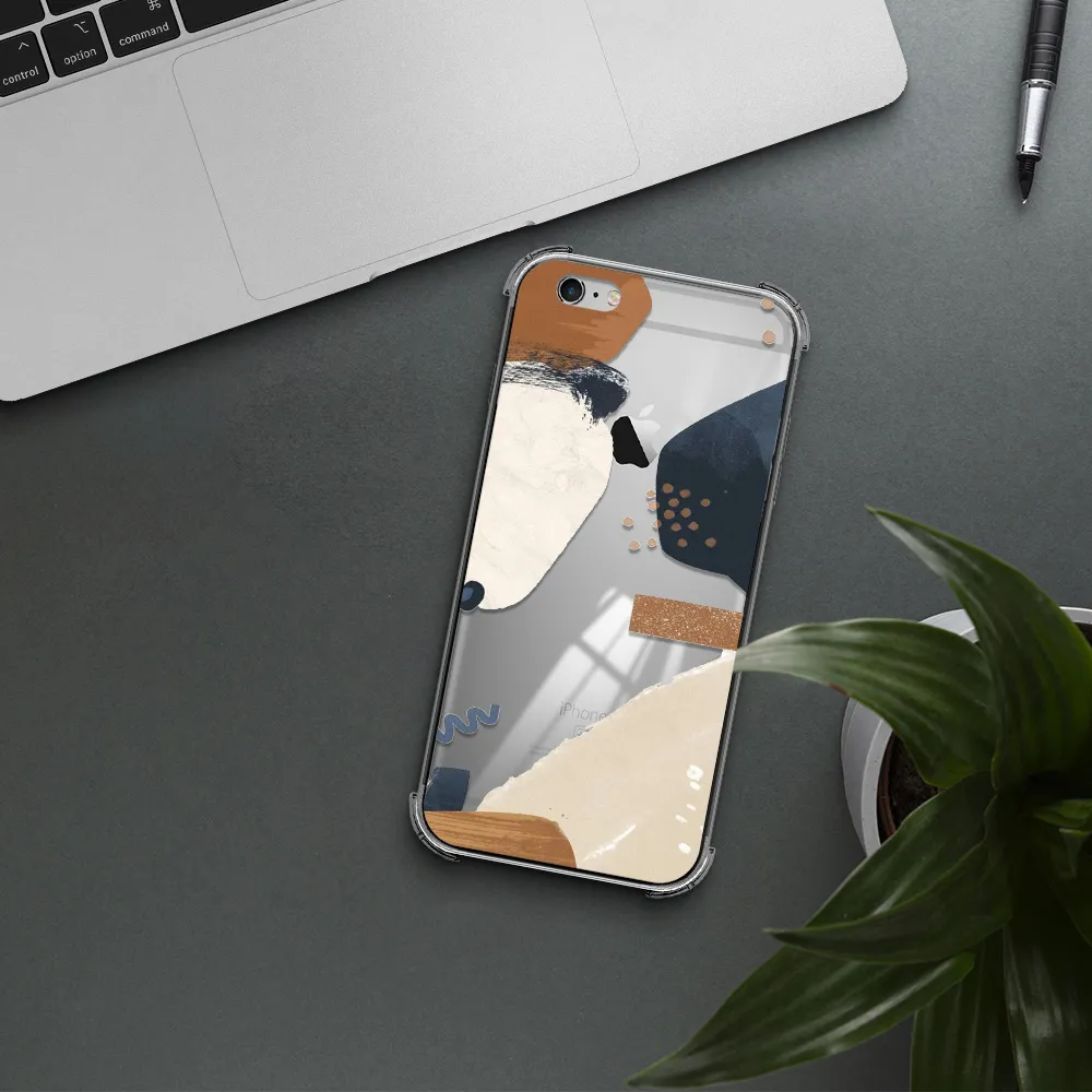 Abstract Design Apple iPhone 6 s plus Clear PC Case