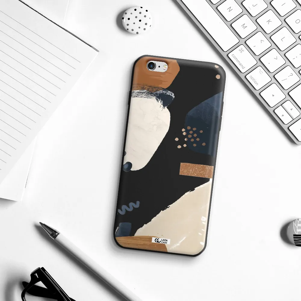 Abstract Design Apple iPhone 6 s plus Silicone black Case