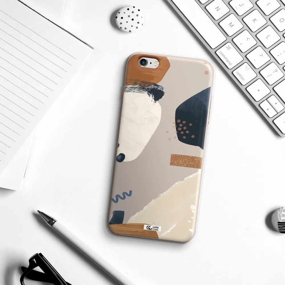 Abstract Design Apple iPhone 6 s plus Silicone Stone Case