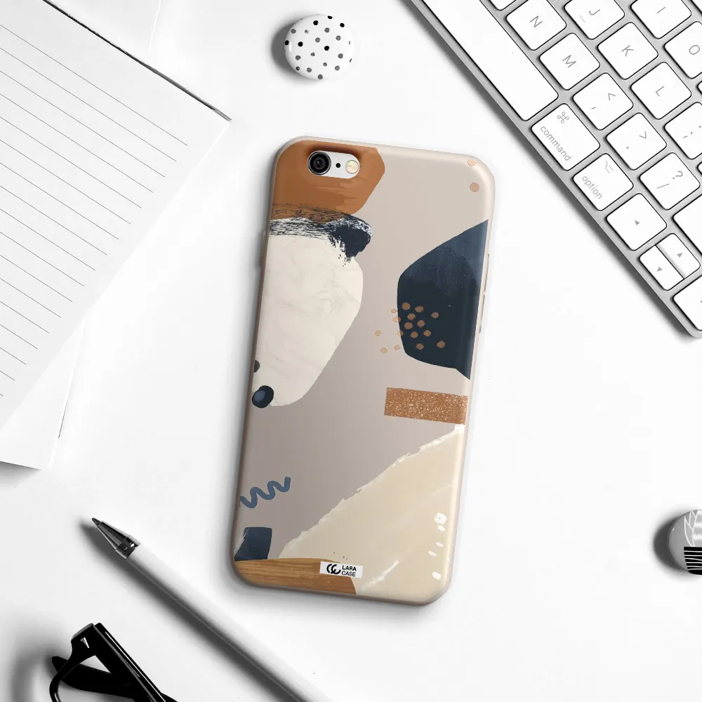 Abstract Design Apple iPhone 6 Silicone Stone Case