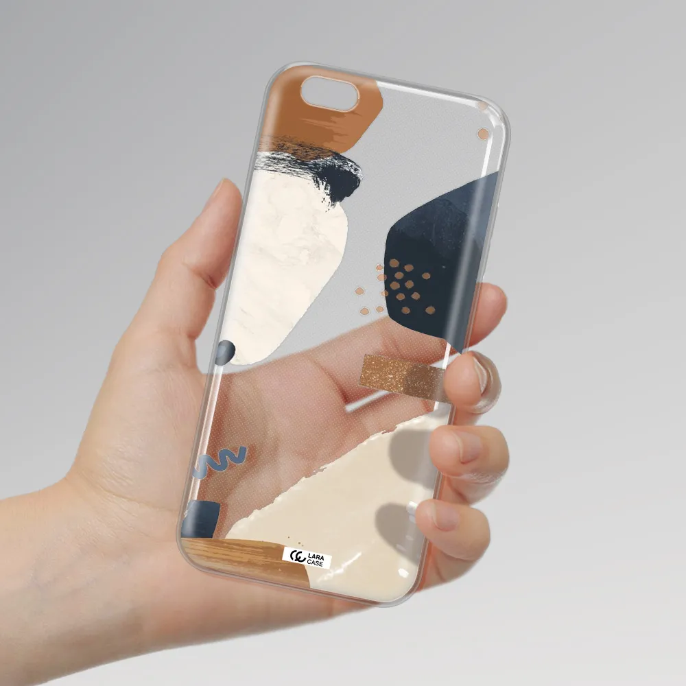 Abstract Design Apple iPhone 6S Clear TPU Case