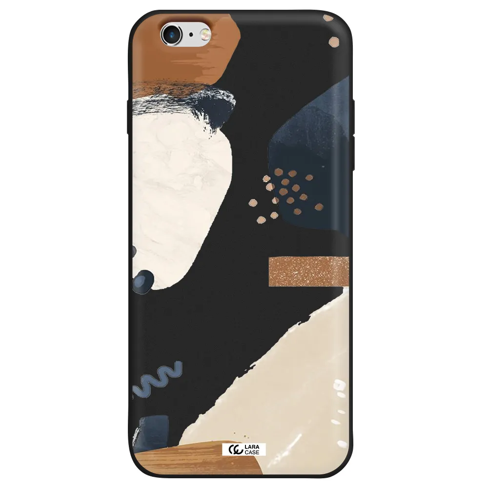 Abstract Design Apple iPhone 6S Silicone black Case