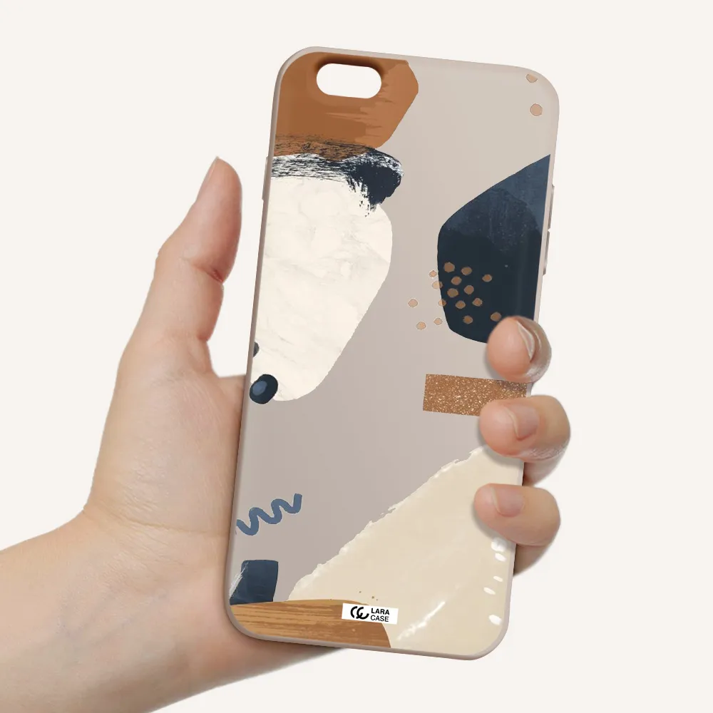 Abstract Design Apple iPhone 6S Silicone Stone Case