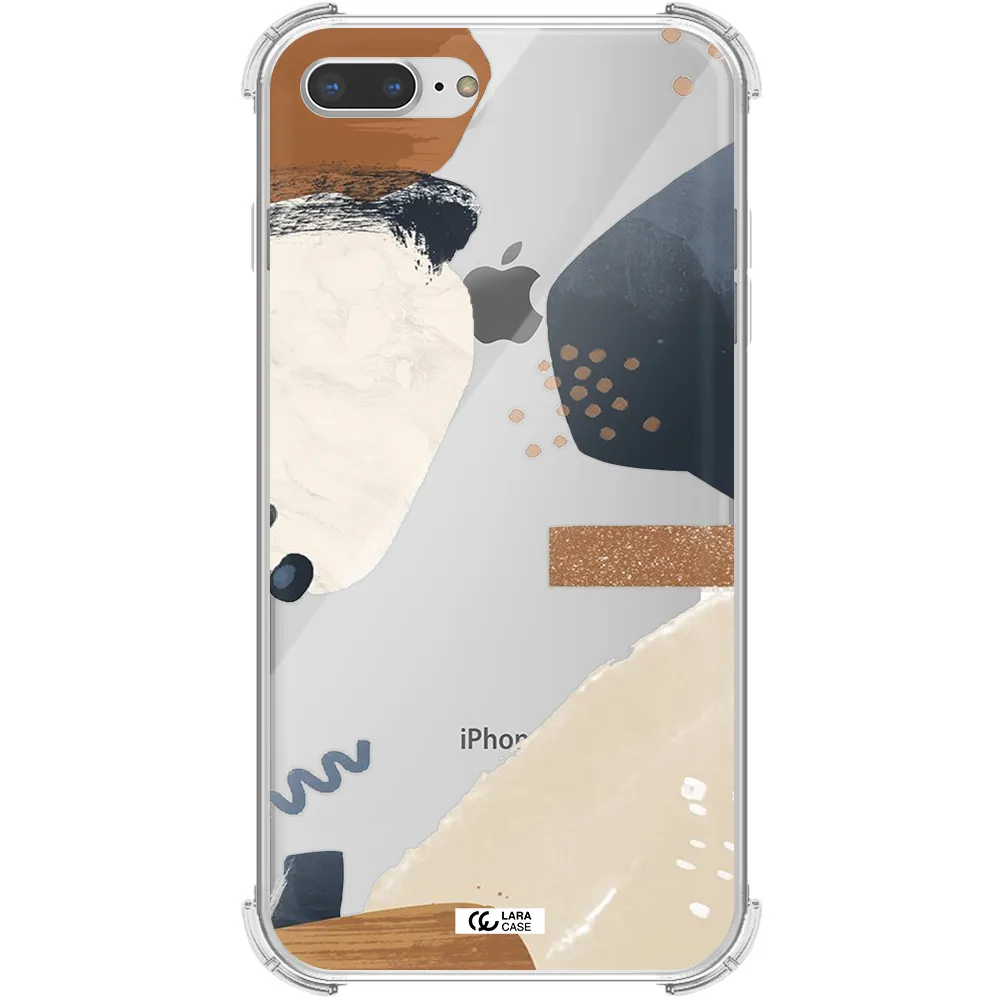 Abstract Design Apple iPhone 7 plus Clear PC Case