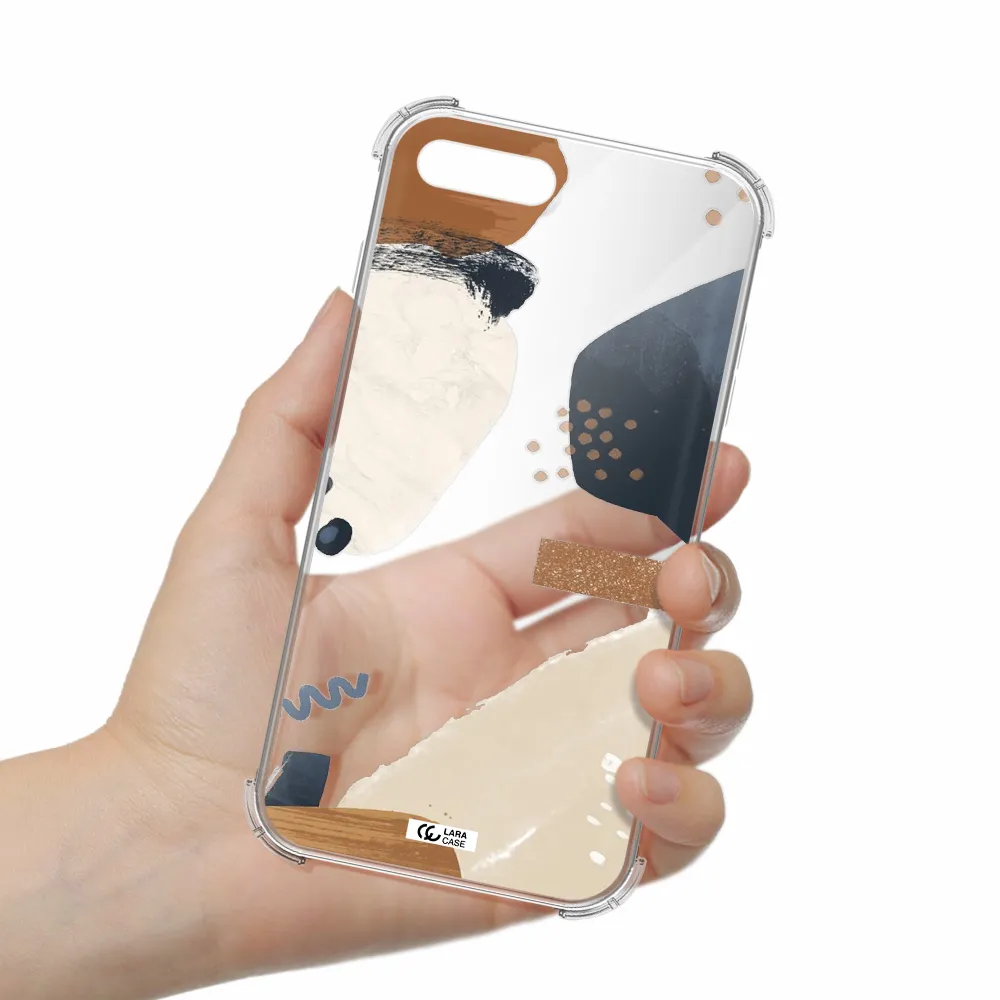 Abstract Design Apple iPhone 7 plus Clear PC Case