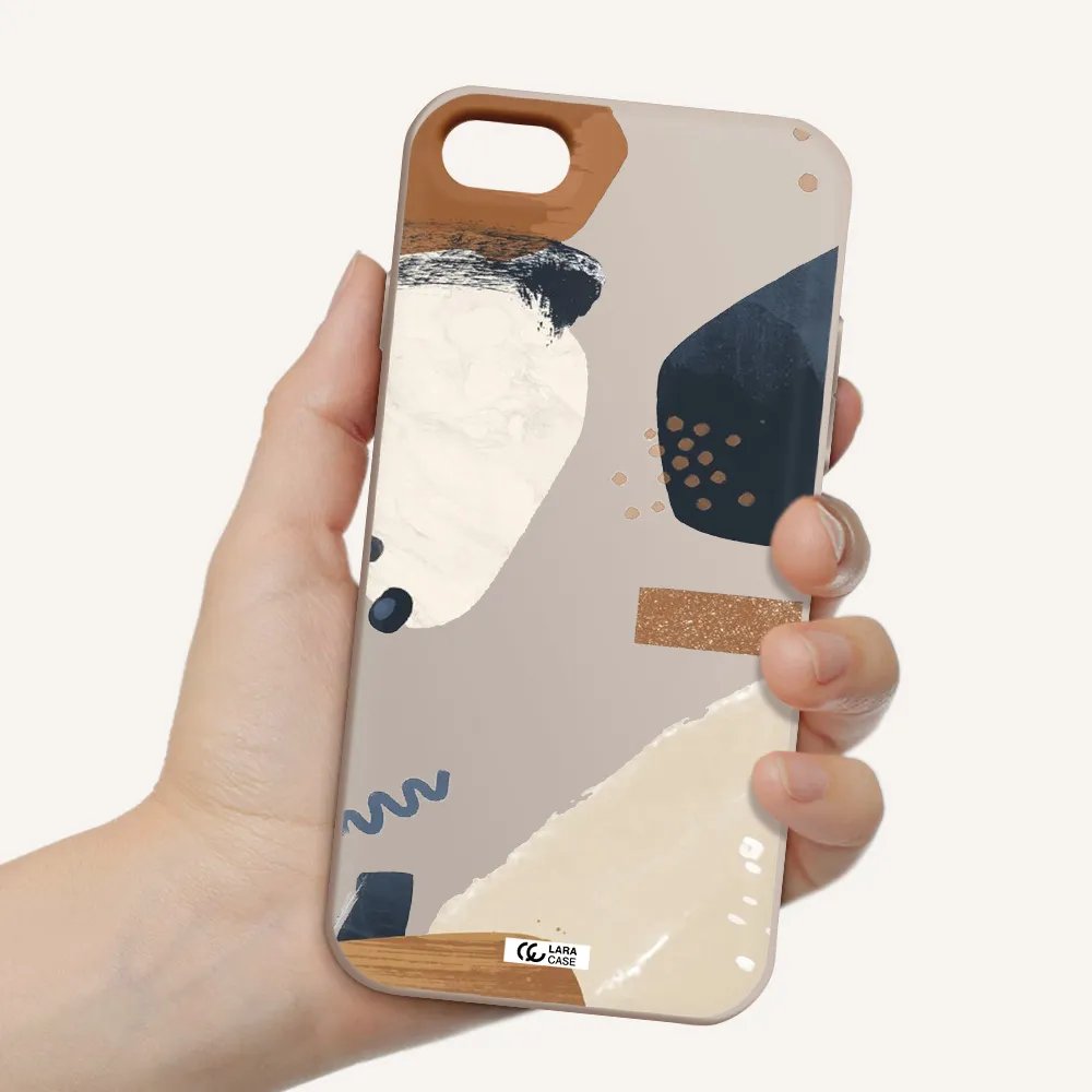 Abstract Design Apple iPhone 7 Silicone Stone Case