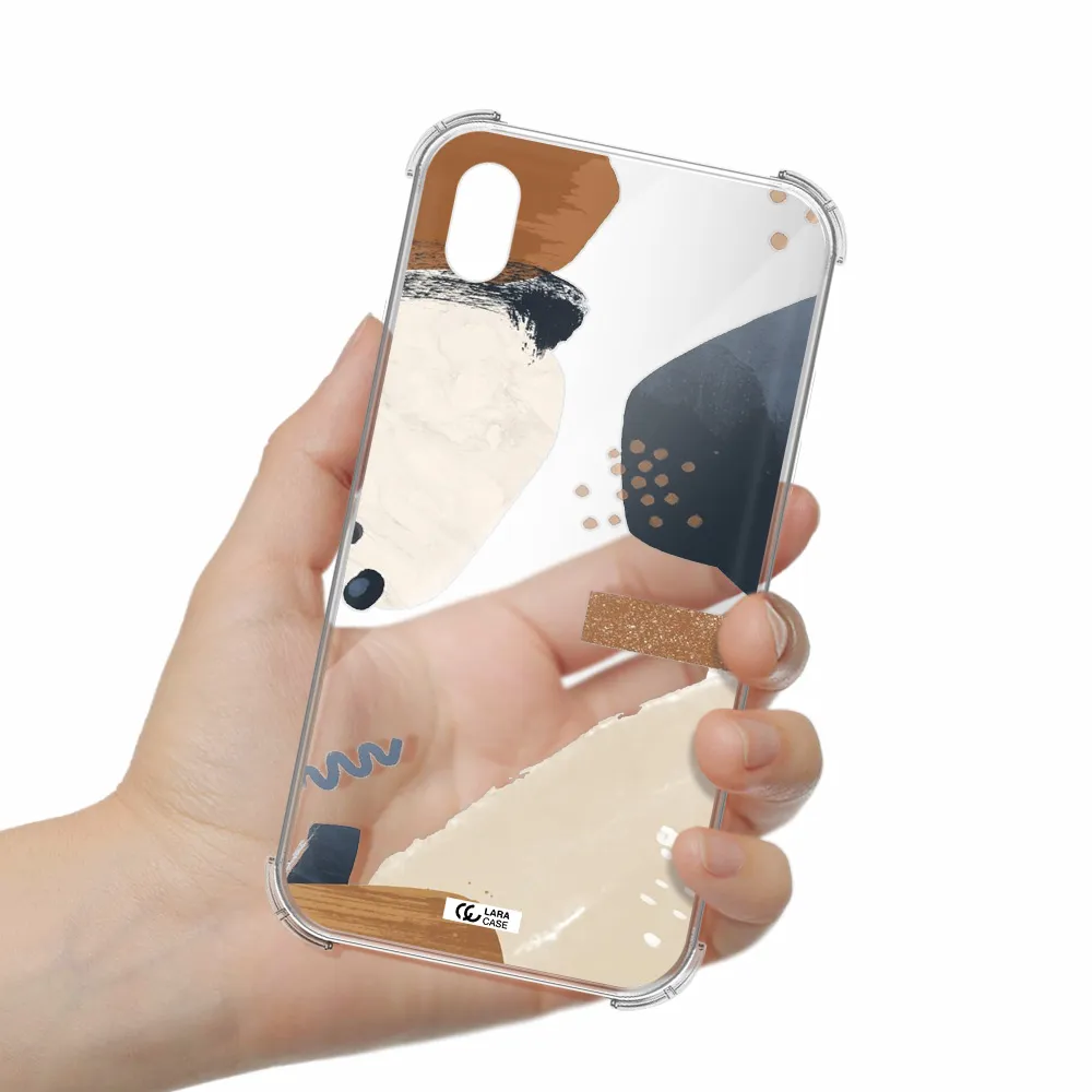 Abstract Design Apple iPhone XR Clear PC Case