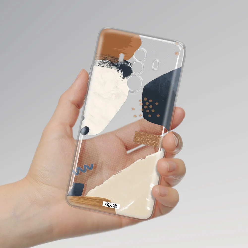 Abstract Design Huawei Mate 10 Clear TPU Case