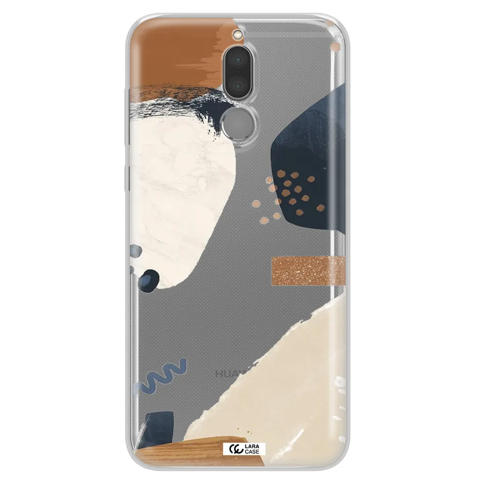 Abstract Design Huawei Mate 10 Lite Clear TPU Case