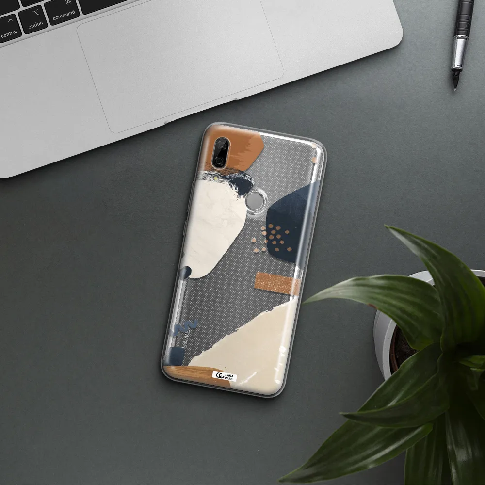 Abstract Design Huawei P Smart Z Clear TPU Case